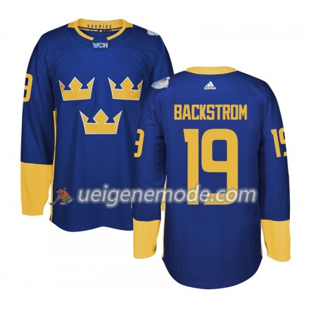Schweden Trikot Nicklas Backstrom 19 2016 World Cup Lila Premier